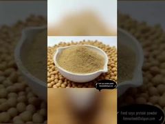 Soya ezmesi yüksek protein - %50 protein, doğal sarı renk, toz şekli.