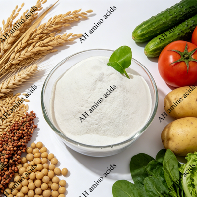 satın almak Non-GMO Soybean Meal Amino Acid 80% Powder - 100% Water Soluble with ≥80% Total Amino Acids for Fertilizer Production Çevrimiçi üretim
